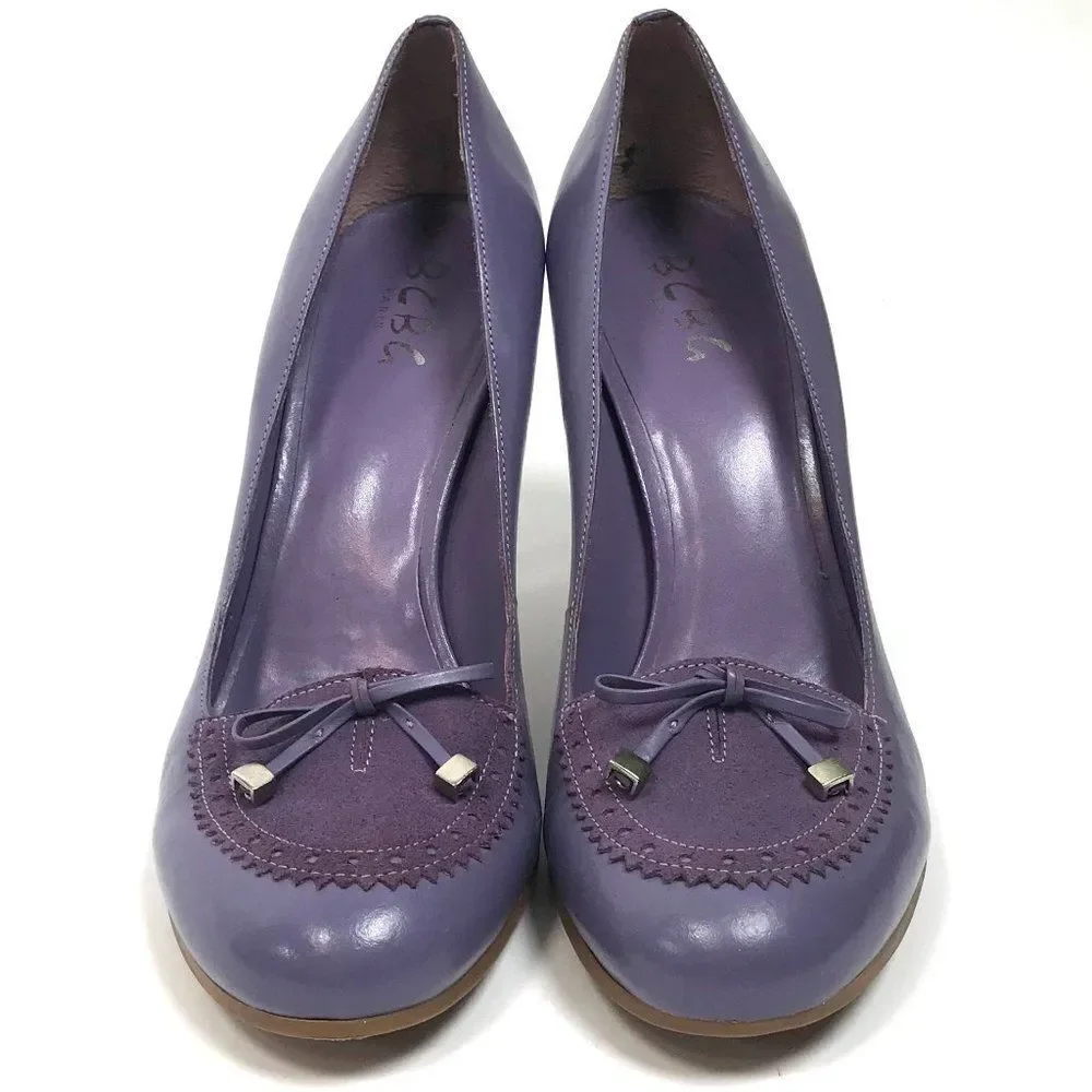 Vintage Y2K Pastel Purple Coquette Babydoll Girly High Heels / Size: 8 - Picture 5 of 11